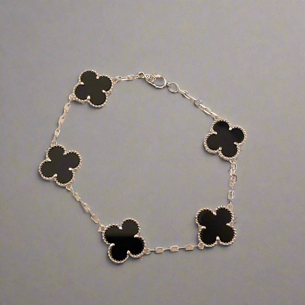 Vintage Alhambra Five Motifs Clover Bracelet