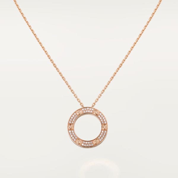 Love Diamond-Paved Necklace