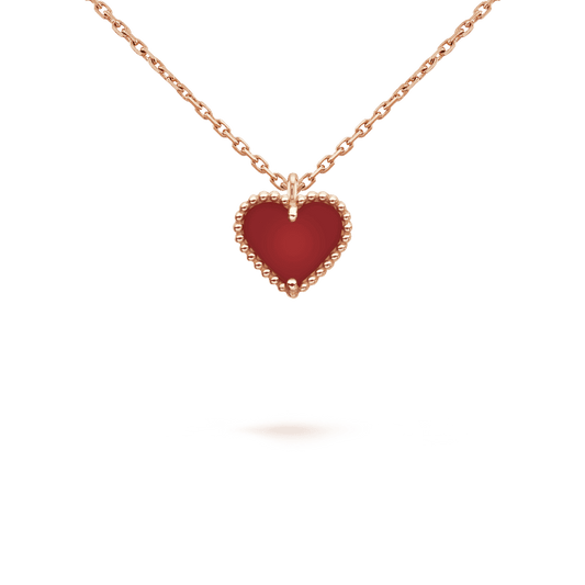18K Sweet Alhambra Heart Pendant Necklace