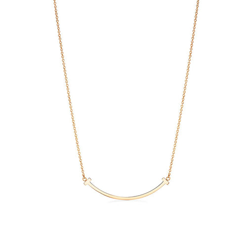 T Smile Pendant Necklace