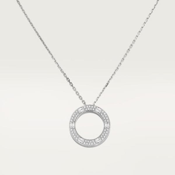 Love Diamond-Paved Necklace