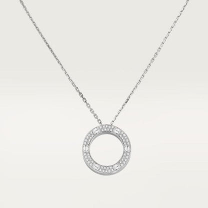 Love Diamond-Paved Necklace
