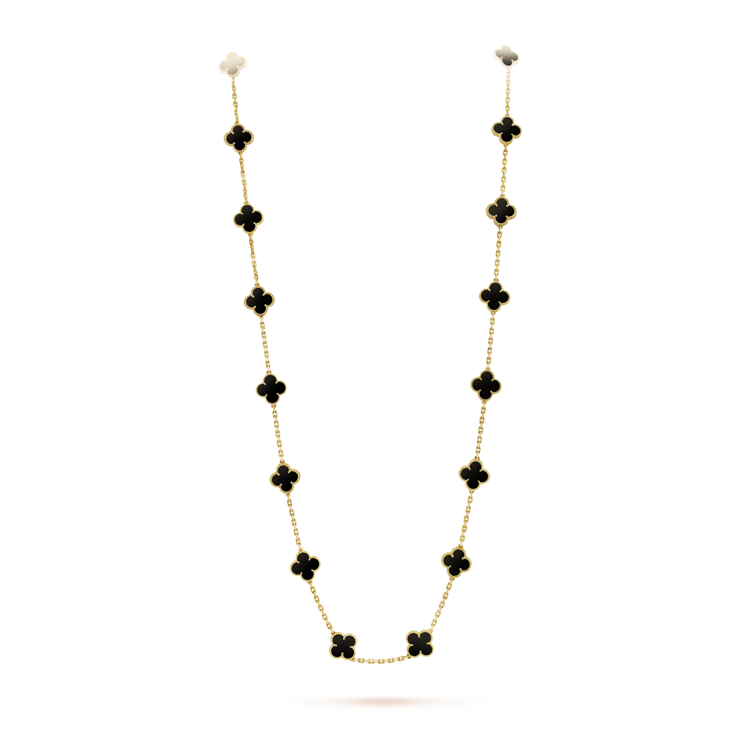 Vintage Alhambra 20 Motifs Long Necklace