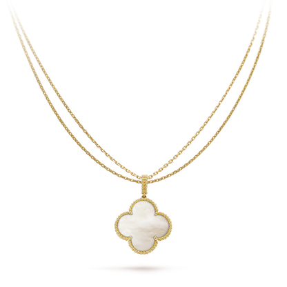 Magic Alhambra One Motif Pearl Necklace