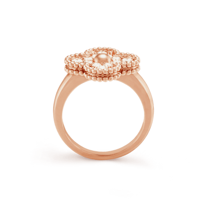 Vintage Alhambra Diamonds Ring