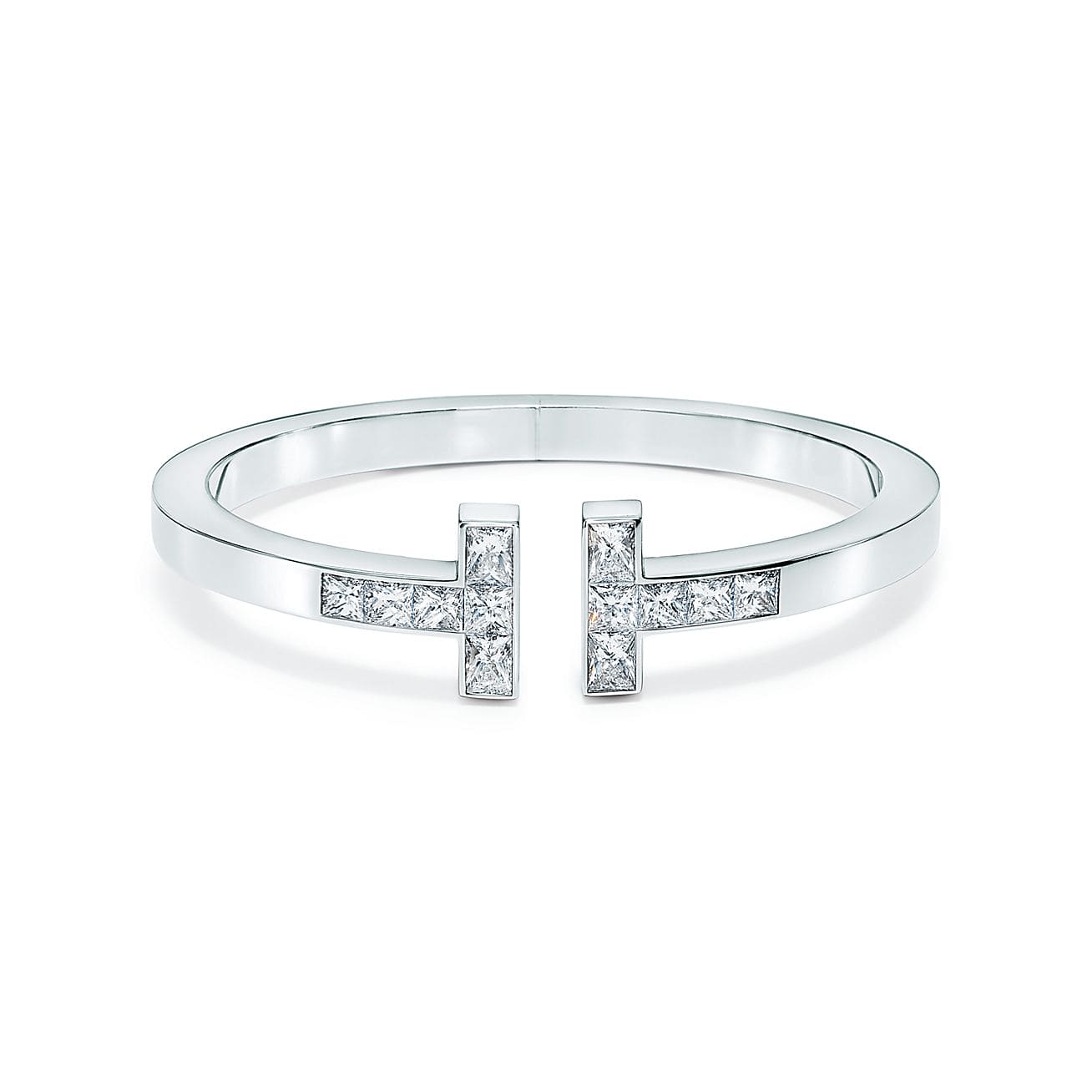 T Diamond Square Bracelet