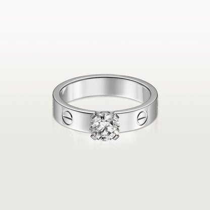 Love Solitaire Ring