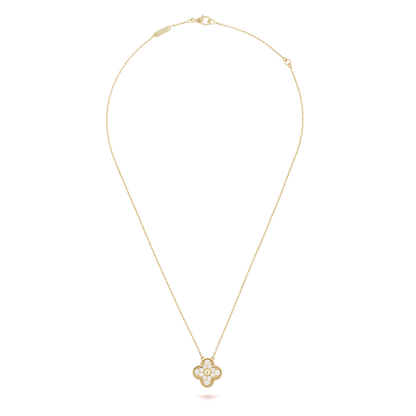 Sweet Alhambra Diamond Clover Necklace