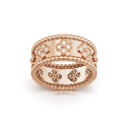 Perlée Clovers Ring, Medium Model
