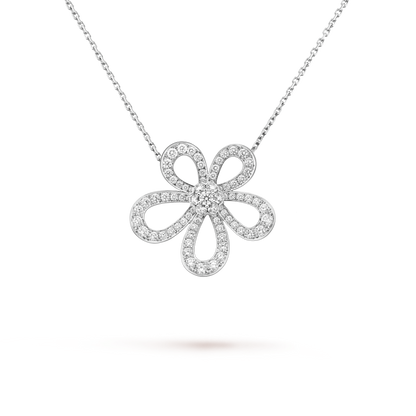 Flowerlace Pendant Necklace