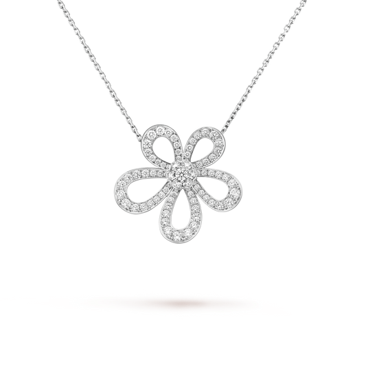 Flowerlace Pendant Necklace