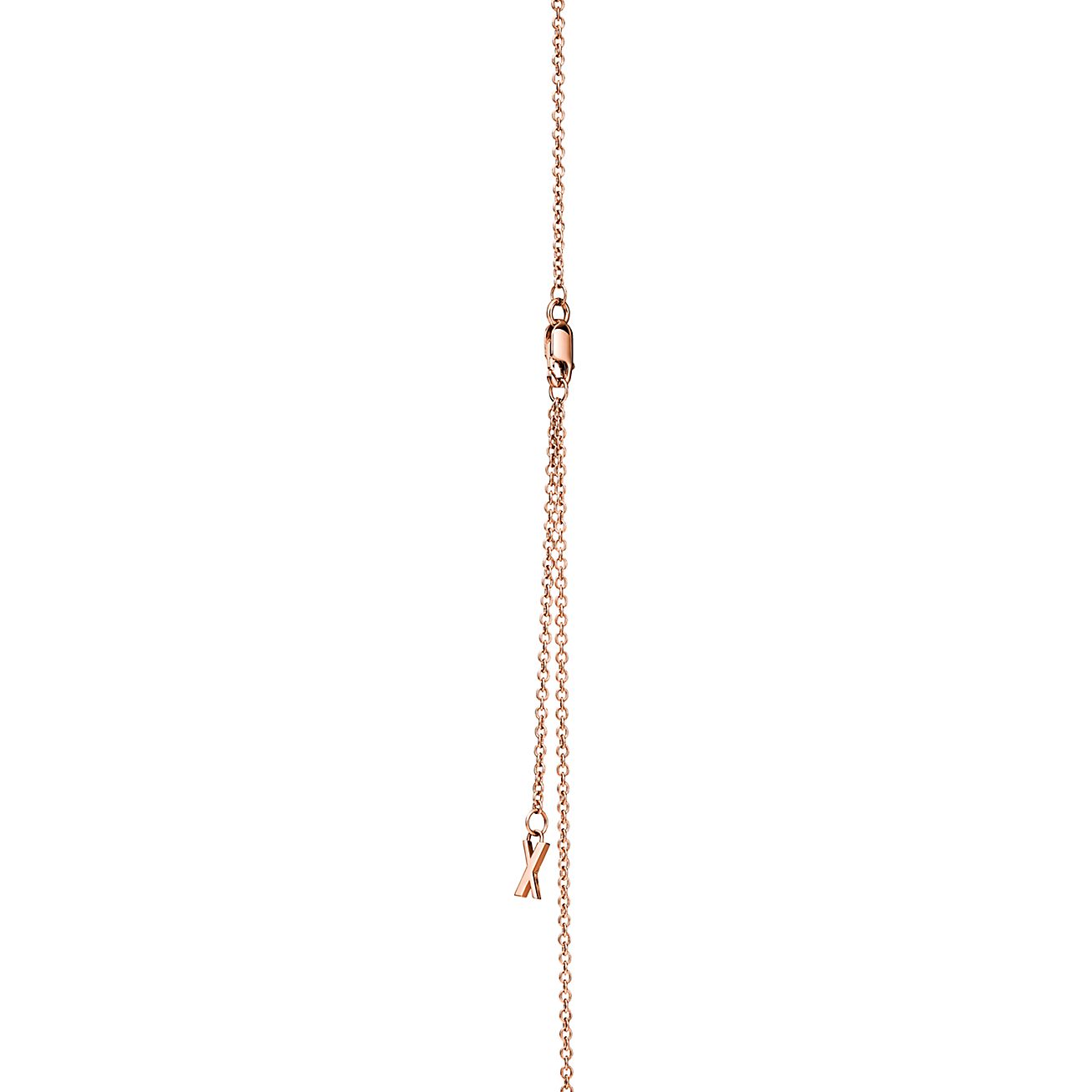 T Atlas X Closed Interlocking Pendant Necklace