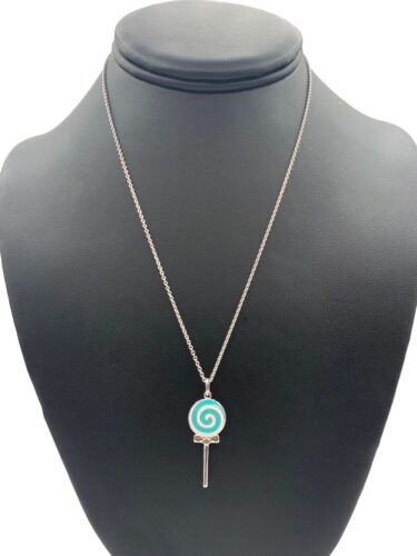 T Lollipop Charm Chain Necklace