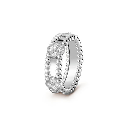 Perlée Diamond Ring Sweet Clovers