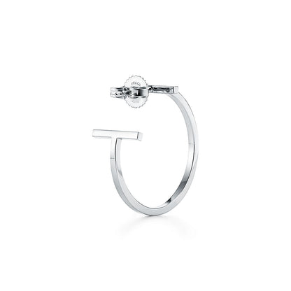 T Hoop Earrings