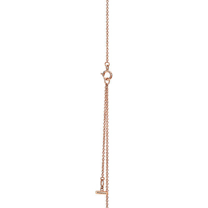 T Diamond & Turquoise Circle Pendant Necklace