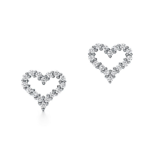 T Heart Diamonds Earrings