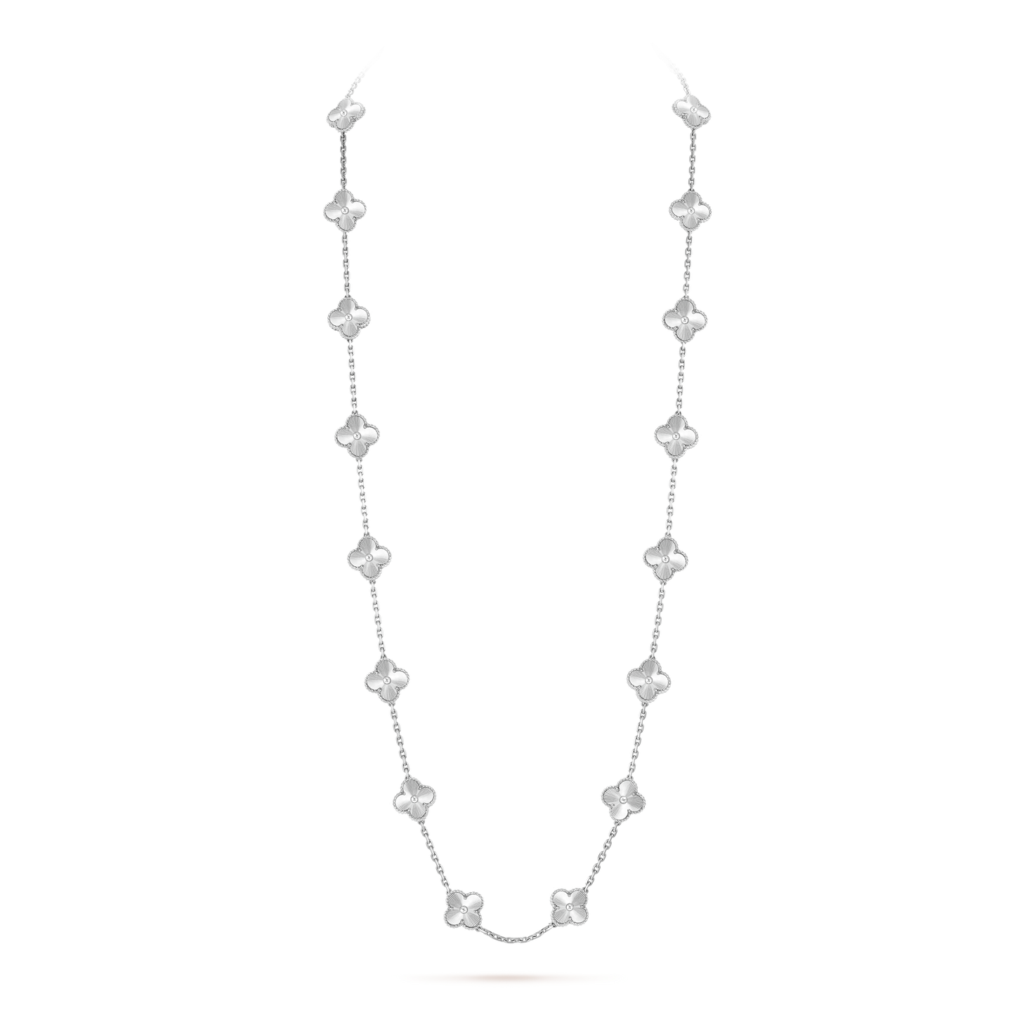 Vintage Alhambra 20 Motifs Long Necklace