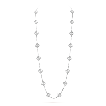 Vintage Alhambra 20 Motifs Long Necklace