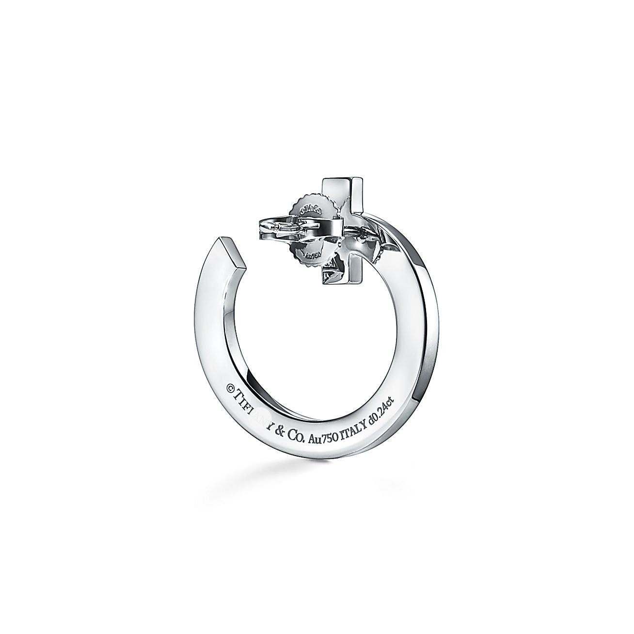 T T1 Open Hoop Earrings