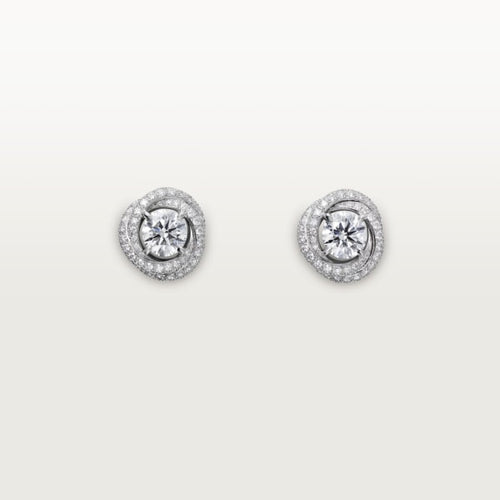 18k Trinity Ruban Earrings