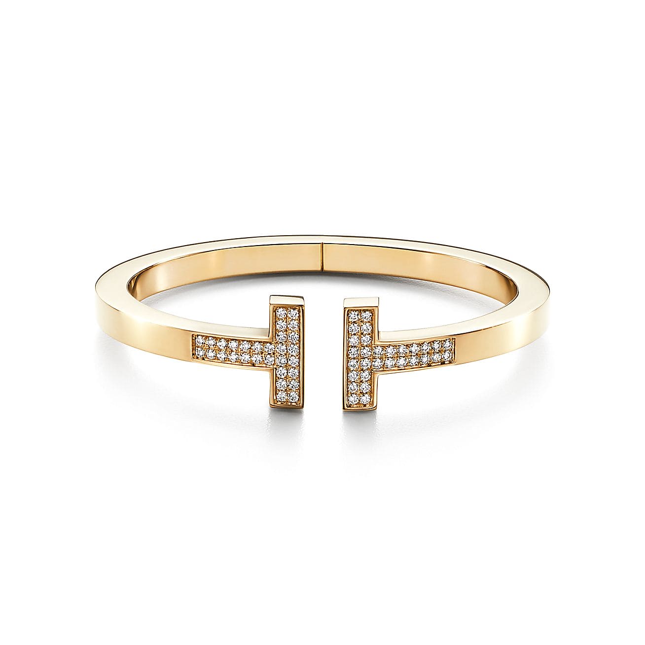 T Diamond Square Bracelet