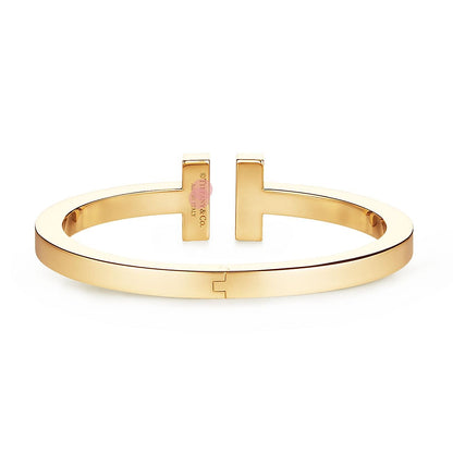 T Diamond Square Bracelet
