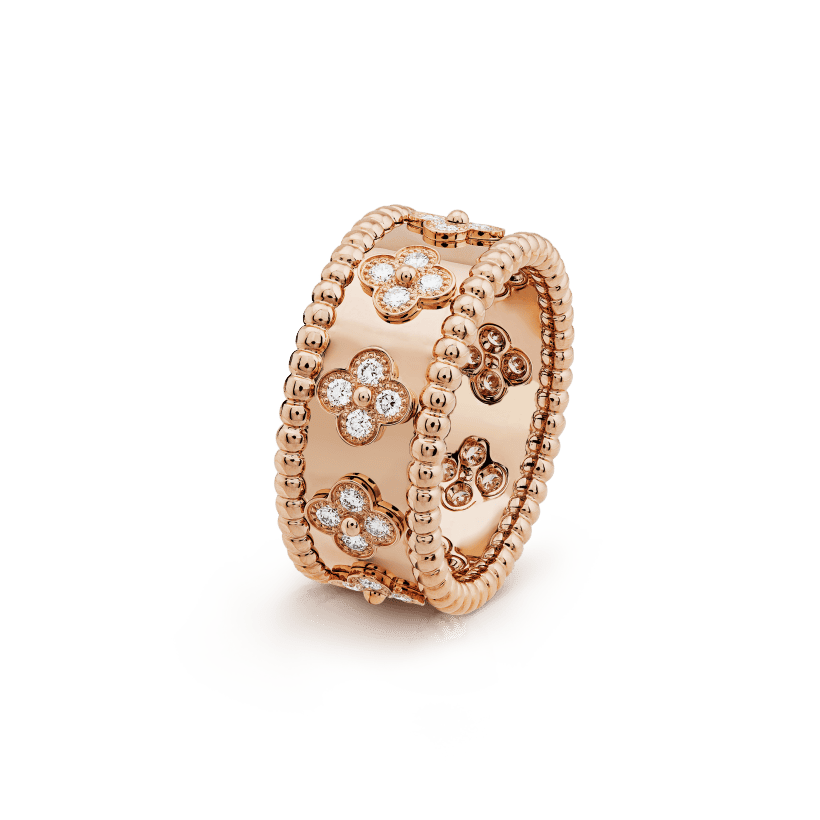 Perlée Clovers Ring, Medium Model