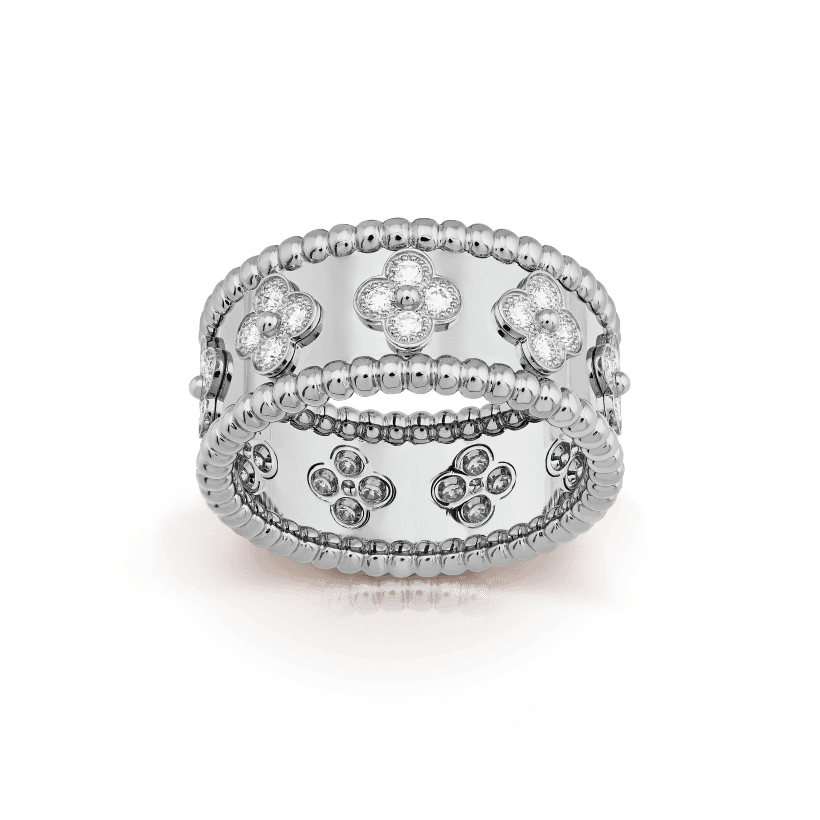 Perlée Clovers Ring, Medium Model