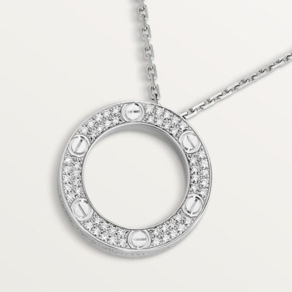Love Diamond-Paved Necklace