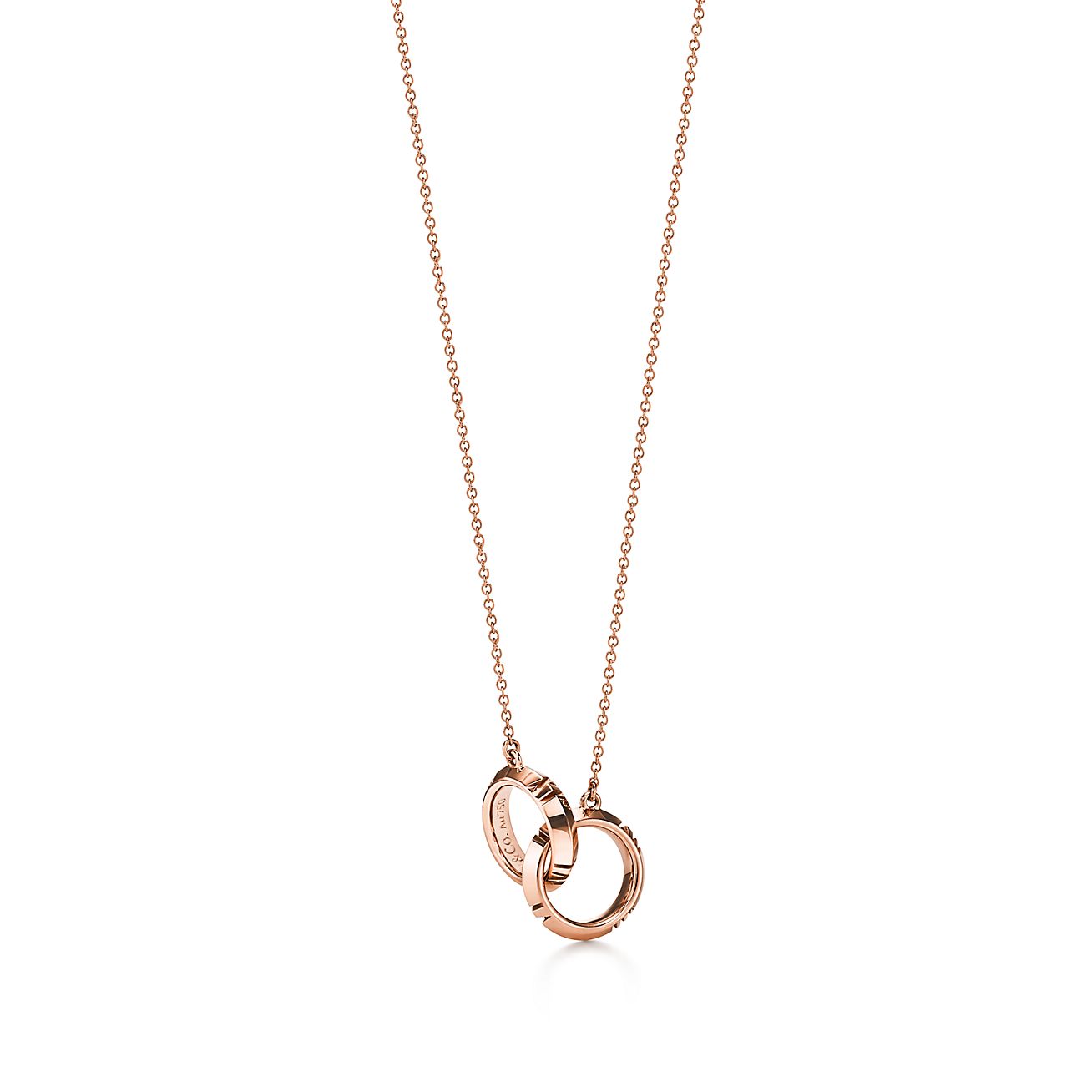 T Atlas X Closed Interlocking Pendant Necklace