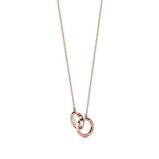 T Atlas X Closed Interlocking Pendant Necklace