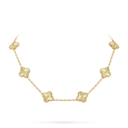 Vintage Alhambra 10 Motifs Necklace