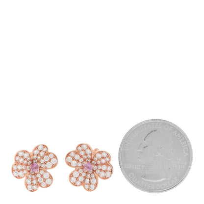 Frivole Pink Sapphire Earrings