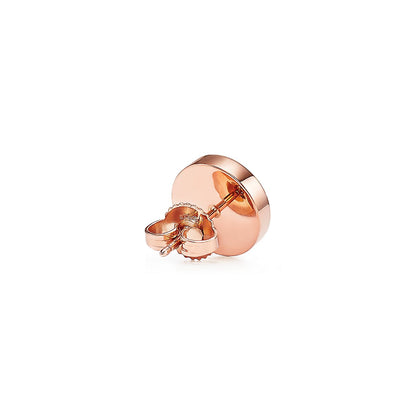 T Mother-of-pearl Circle Earrings