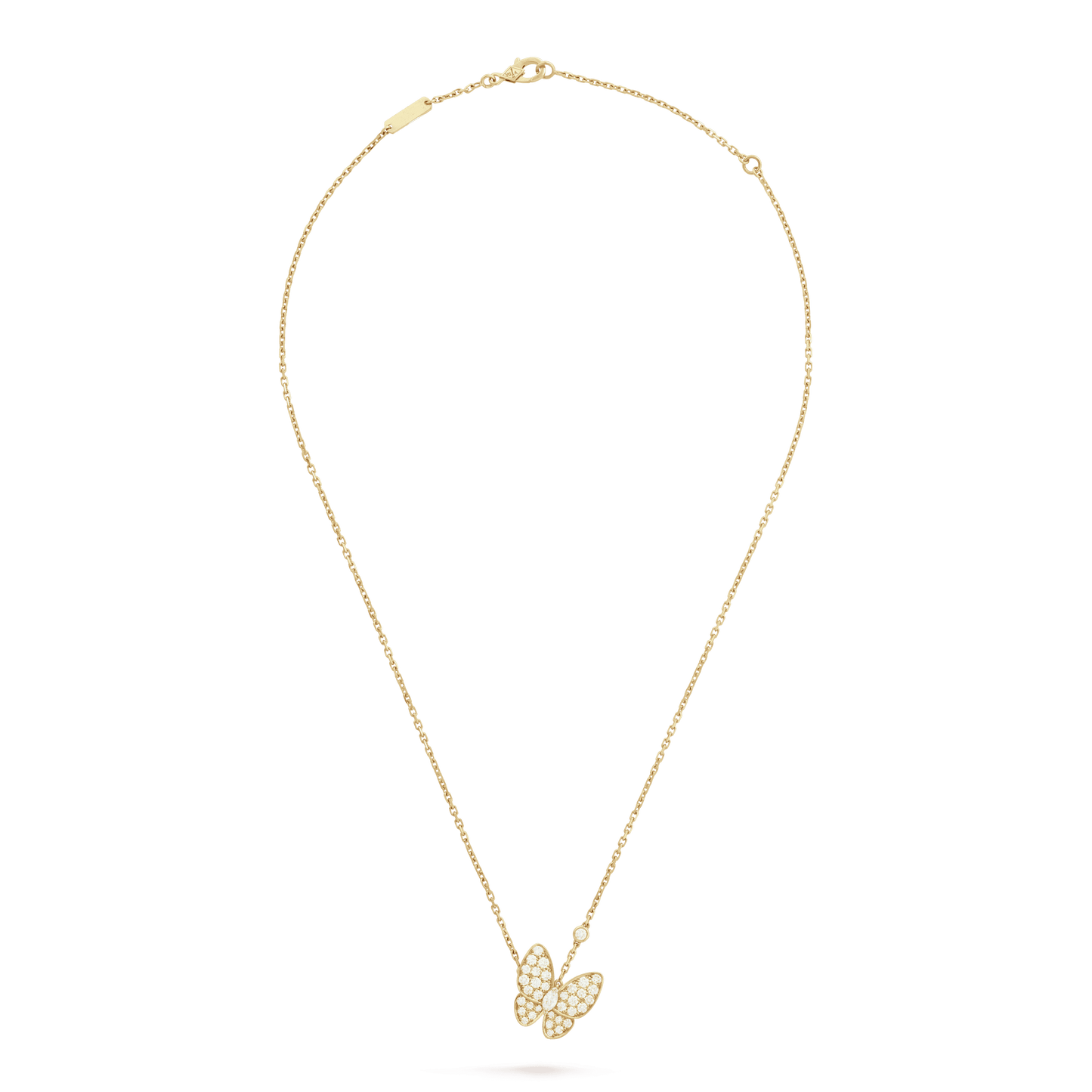 Two Butterfly Necklace