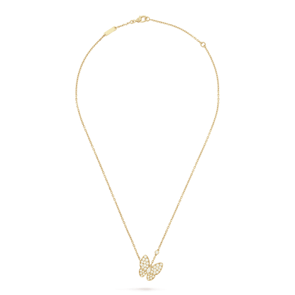 Two Butterfly Necklace