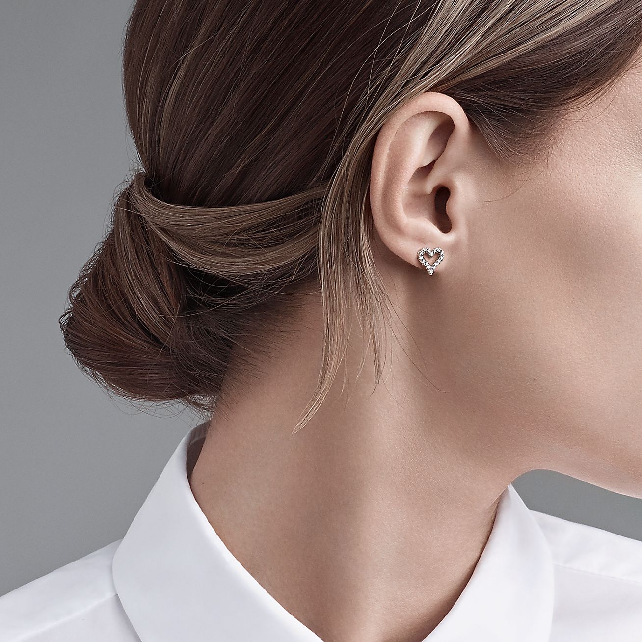 T Heart Diamonds Earrings
