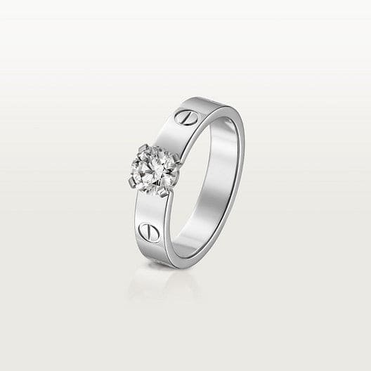 Love Solitaire Ring