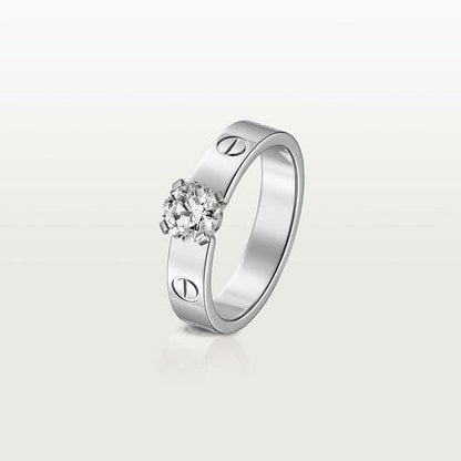 Love Solitaire Ring
