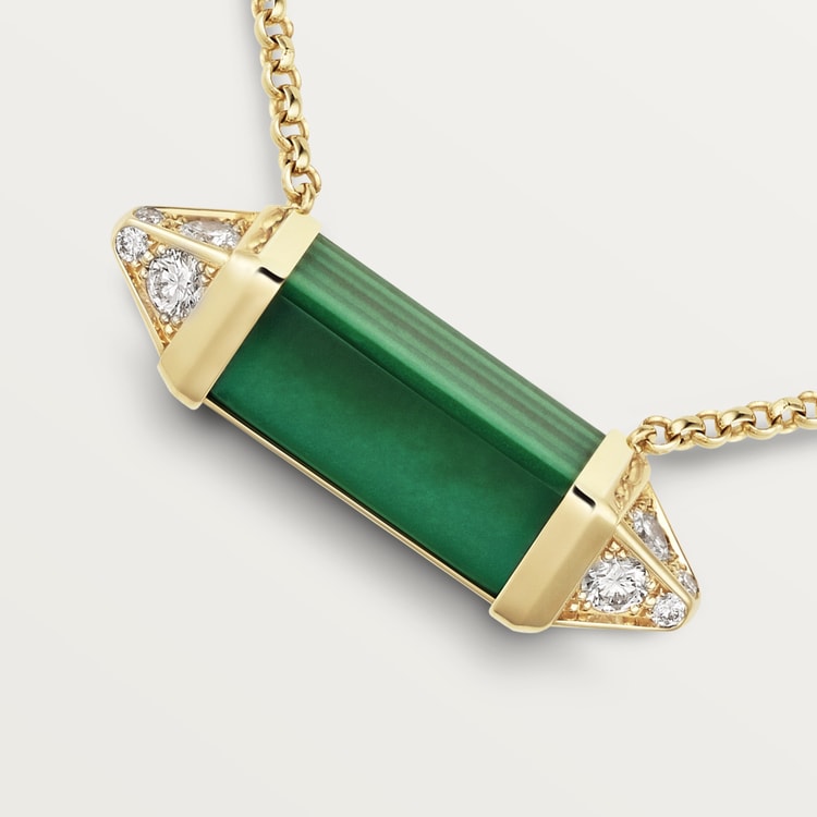 Les Berlingots De Malachite Necklace