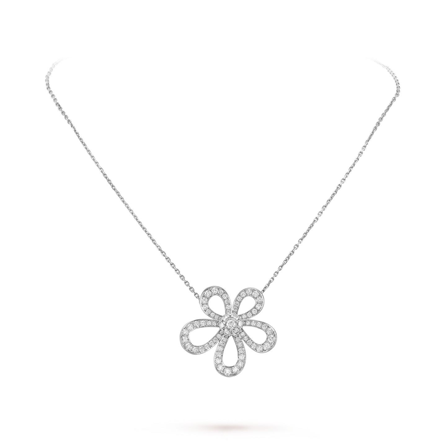 Flowerlace Pendant Necklace