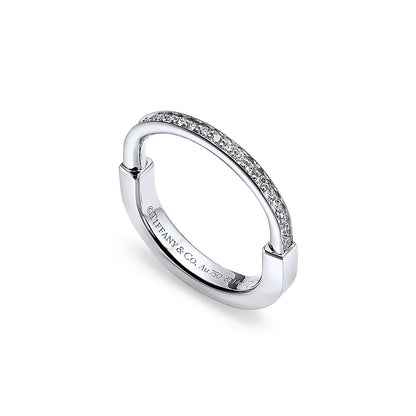 T Lock Diamonds Yellow Gold Ring