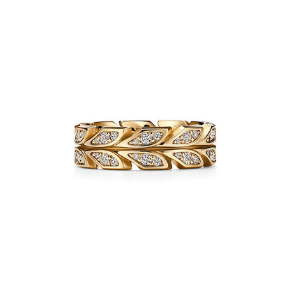 Yellow Gold Victoria Vine  Ring