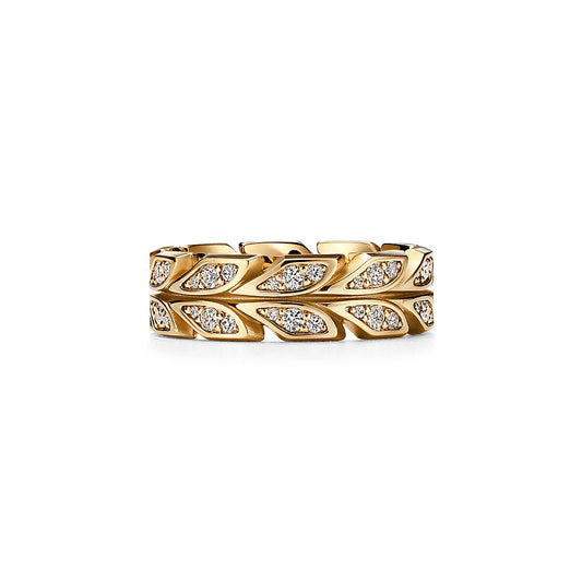 Yellow Gold Victoria Vine  Ring