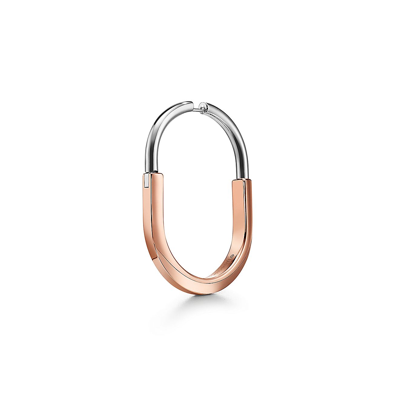 T Lock Diamond Earrings