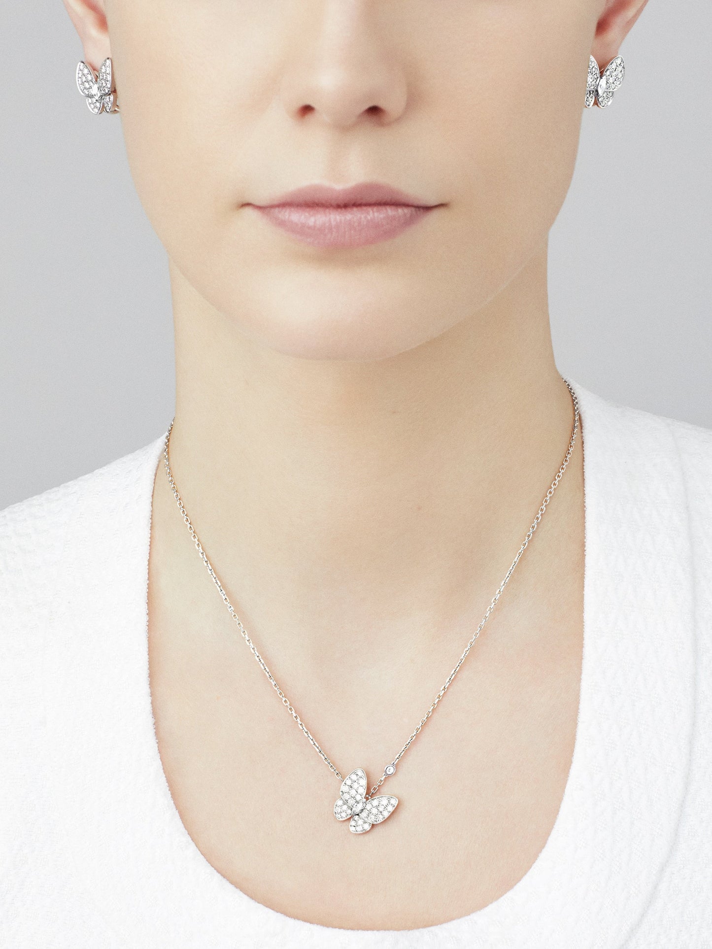 Two Butterfly Diamonds Earrings