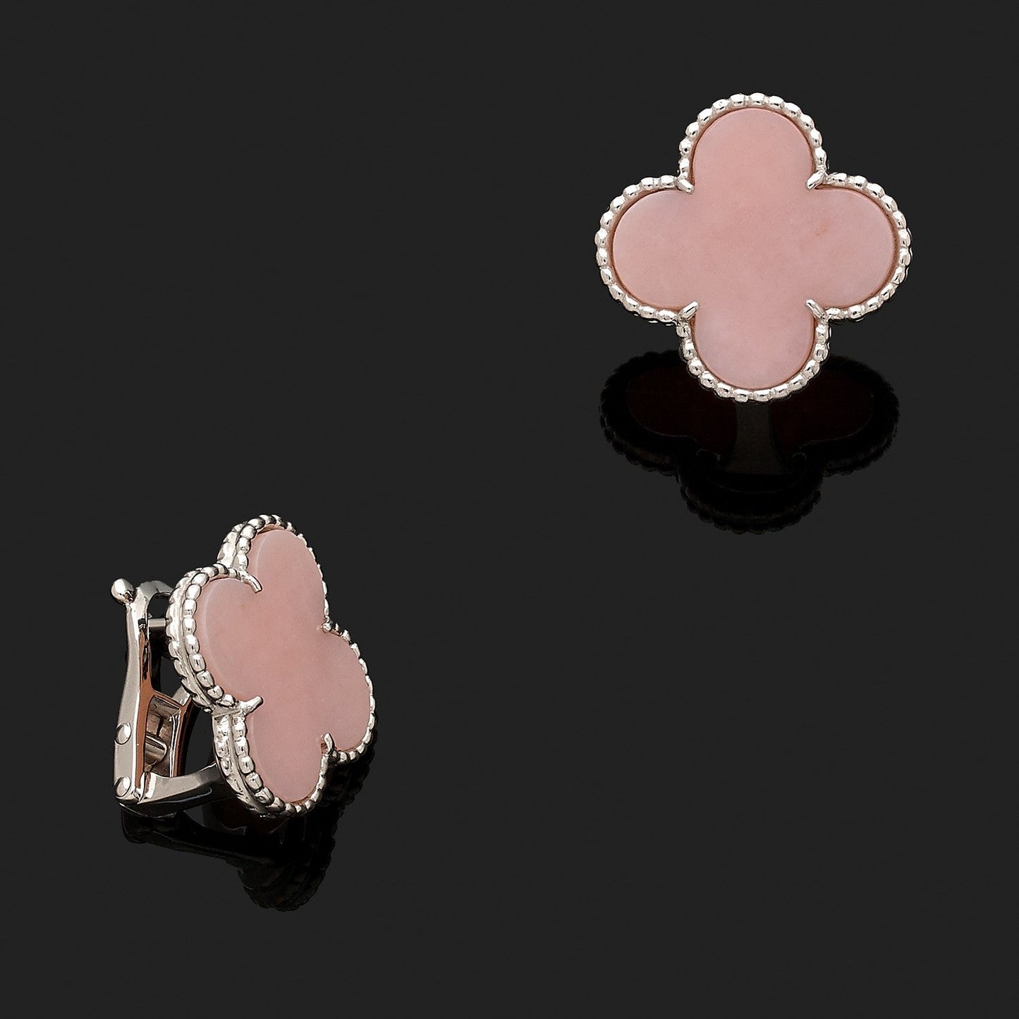 Magic Alhambra Pink Opale Earrings