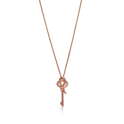 T Keys Woven Diamonds Medium Necklace