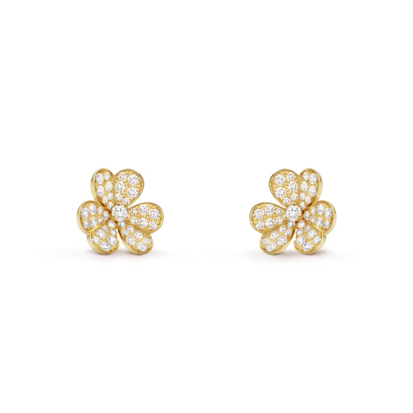 Yellow Gold Frivole Small Model Earrings